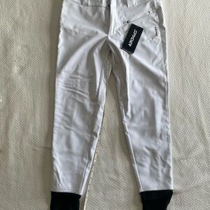 Spyder Women’s White and Black painted on soft shell pants sz10